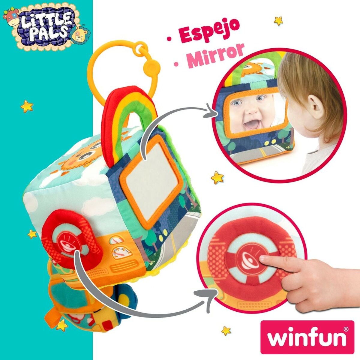 Cot Mobile Winfun 11,5 x 11,5 x 11,5 cm (6 Units)