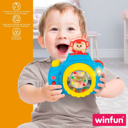 Children's camera Winfun Blue 17 x 16,5 x 8 cm (6 Units)