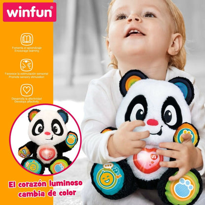 Baby toy Winfun Panda bear 27 x 33 x 14 cm (4 Units) - YOKE FINDS 🇮🇪 IE 