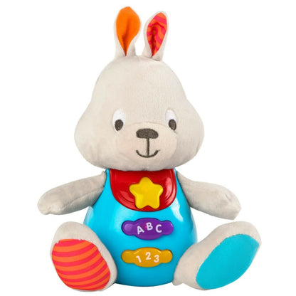 Soft toy with sounds Winfun Rabbit 17 x 17,5 x 10 cm (6 Units)