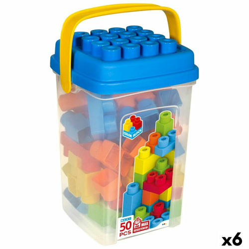 Construction set Color Block Basic Bucket 50 Pieces (6 Units) - YOKE FINDS 🇮🇪 IE 