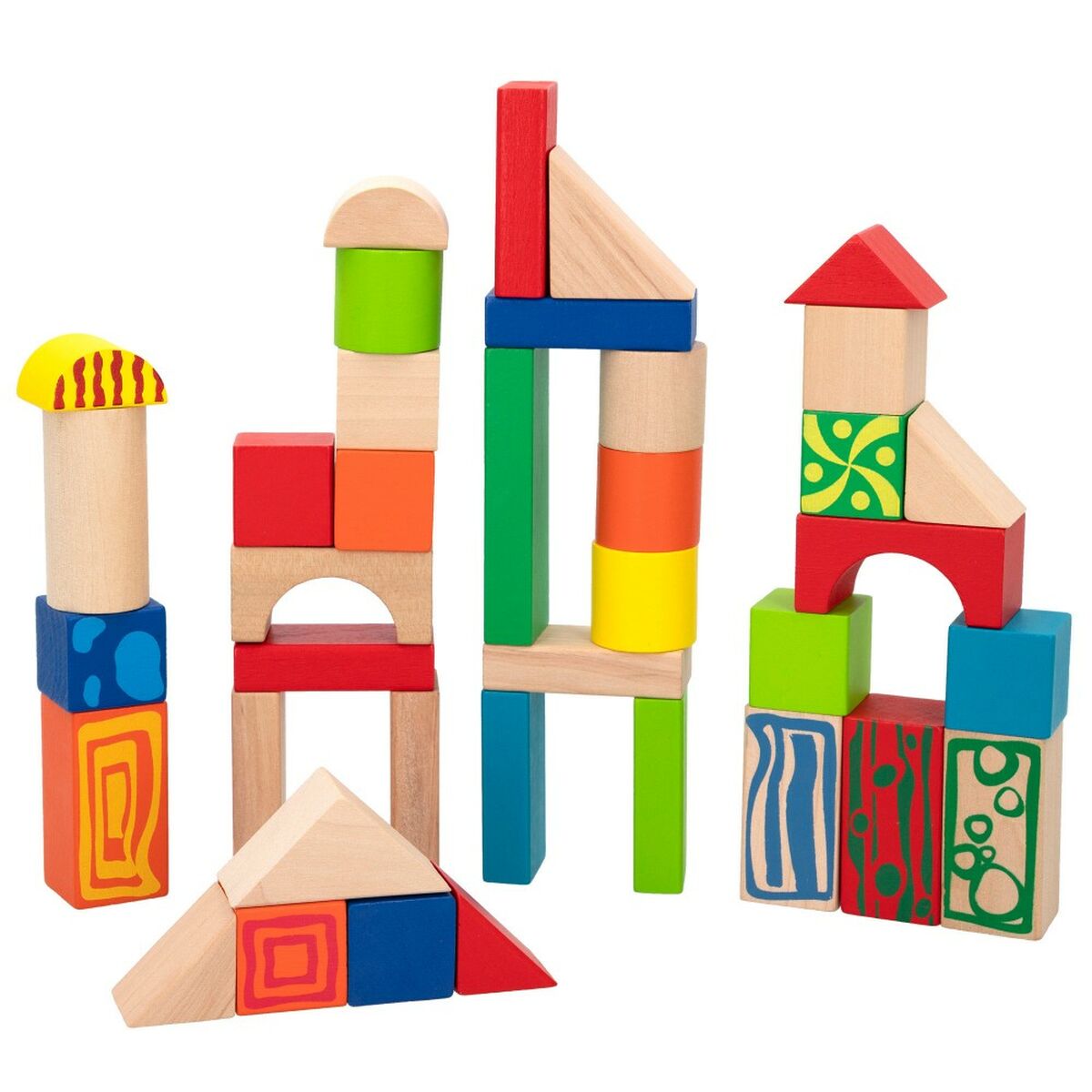 Construction set Woomax 50 Pieces (6 Units)