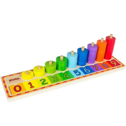 Educational Baby Game Woomax Numbers 56 Pieces 4 Units 43 x 11 x 11 cm - Yokefinds Ireland