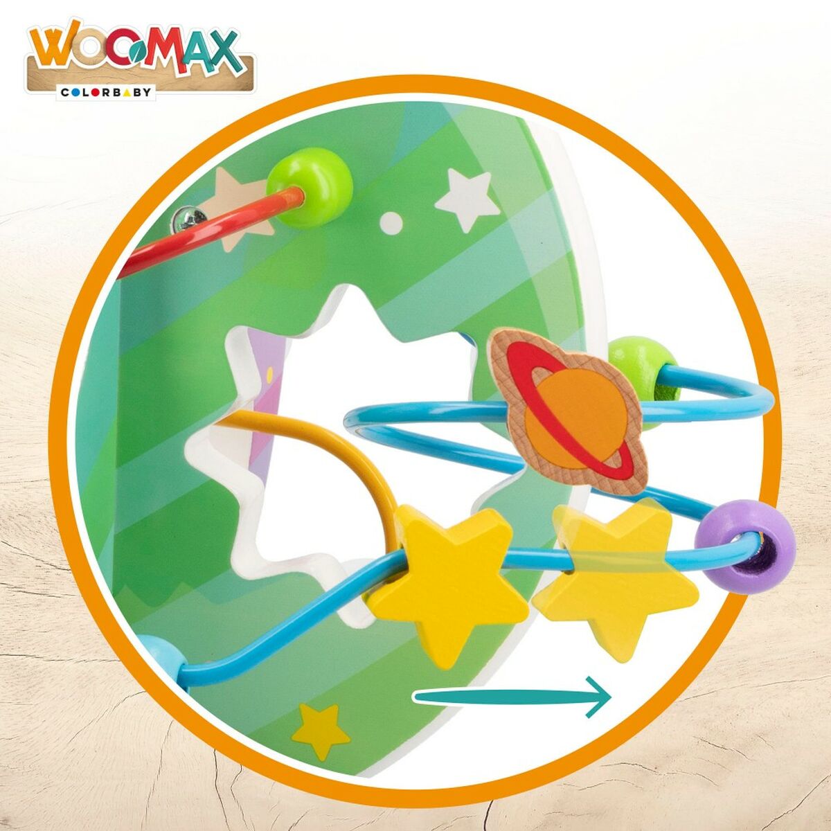 Activity centre Woomax 2 Units 25,5 x 20,5 x 20 cm - Yokefinds Ireland