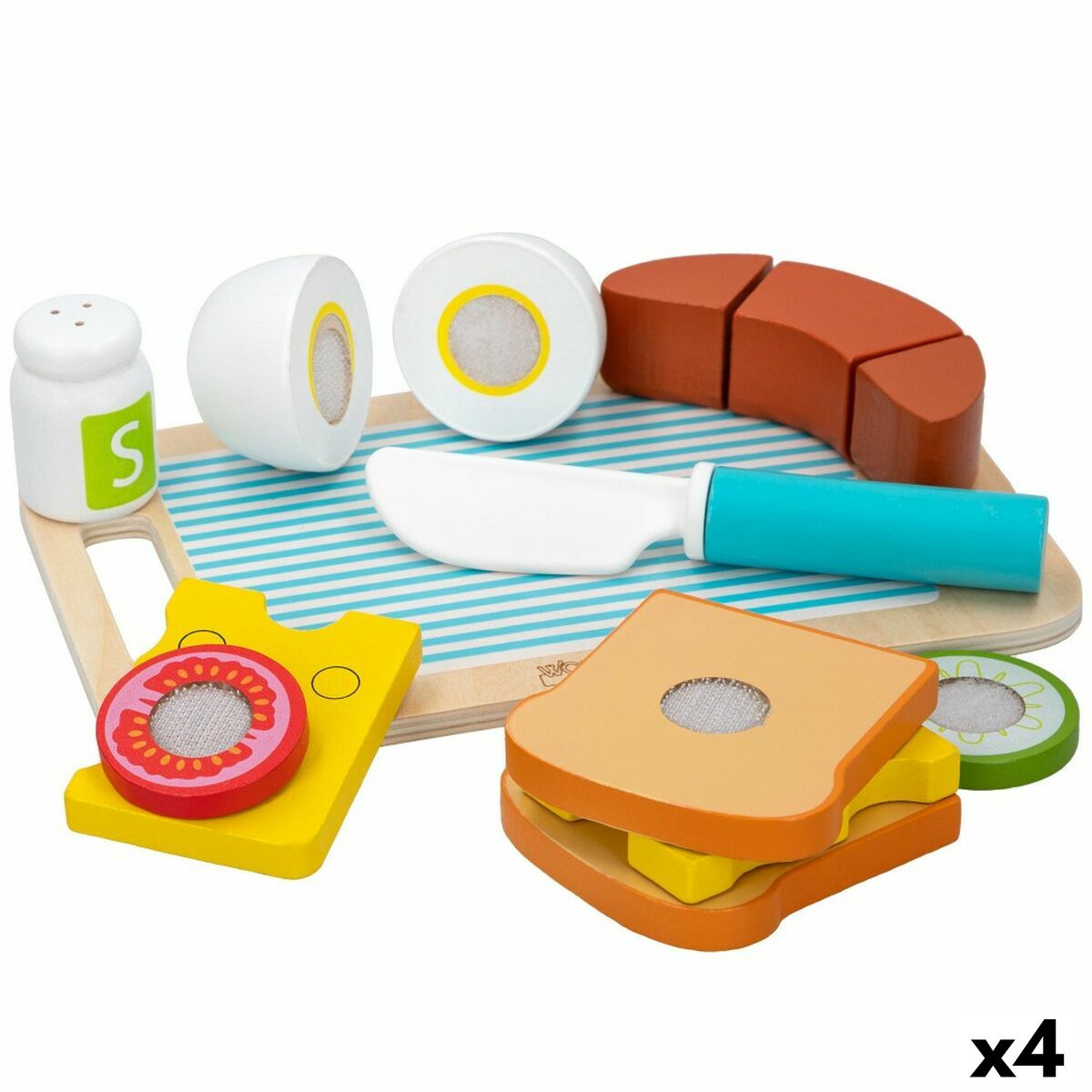 Toy Food Set Woomax Breakfast 14 Pieces (4 Units) - YOKE FINDS 🇮🇪 IE 