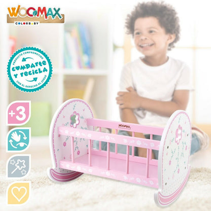 Cradle for dolls Woomax 2 Units 47 x 35 x 35 cm - Yokefinds Ireland