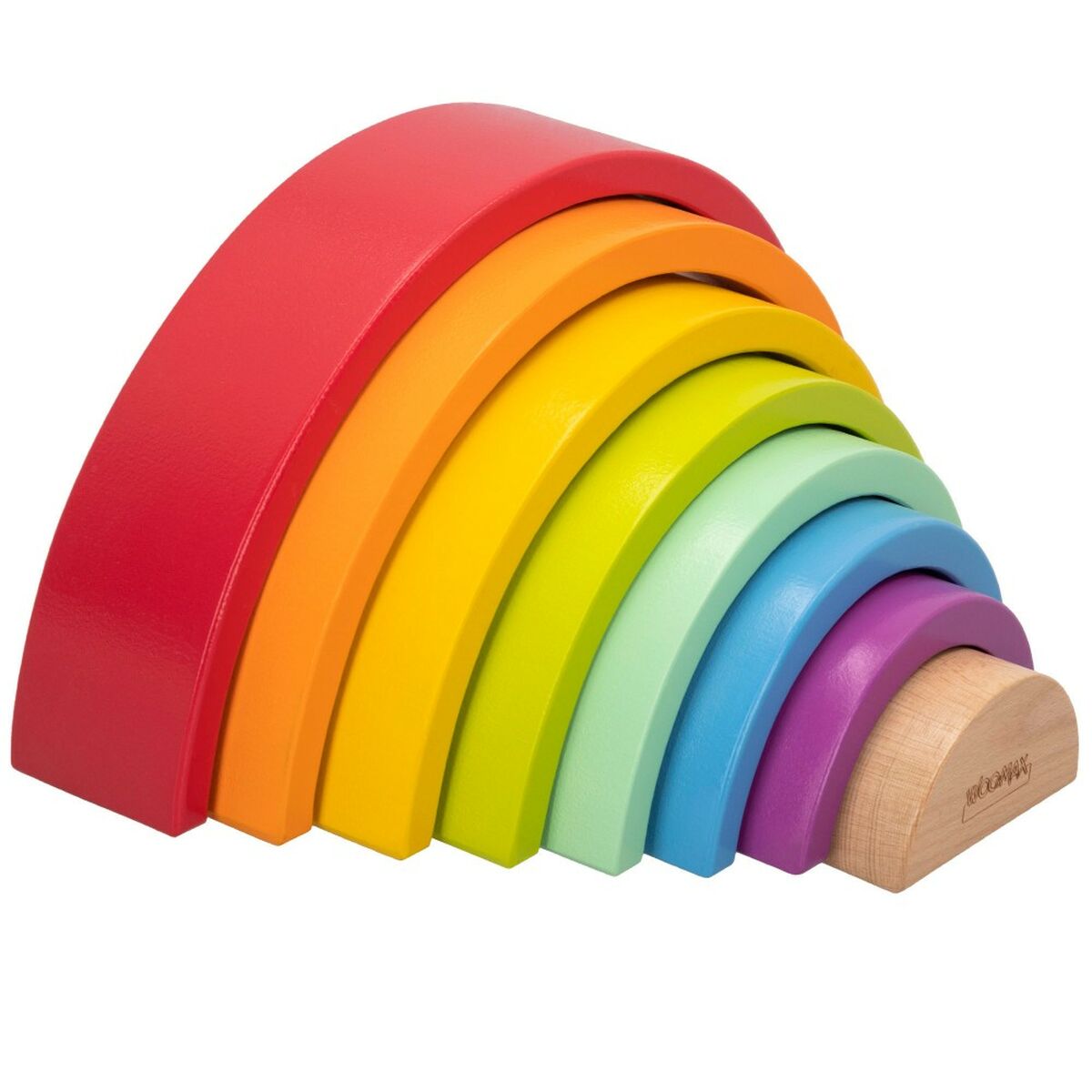 Child's Wooden Puzzle Woomax Rainbow 8 Pieces 4 Units - YOKE FINDS 🇮🇪 IE 