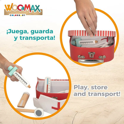 Toy Medical Case with Accessories Woomax (6 Units)