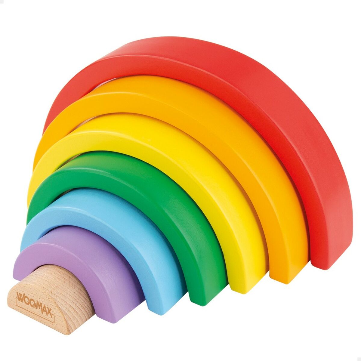 Skills game Woomax Rainbow 21 x 10 x 3,5 cm (12 Units)