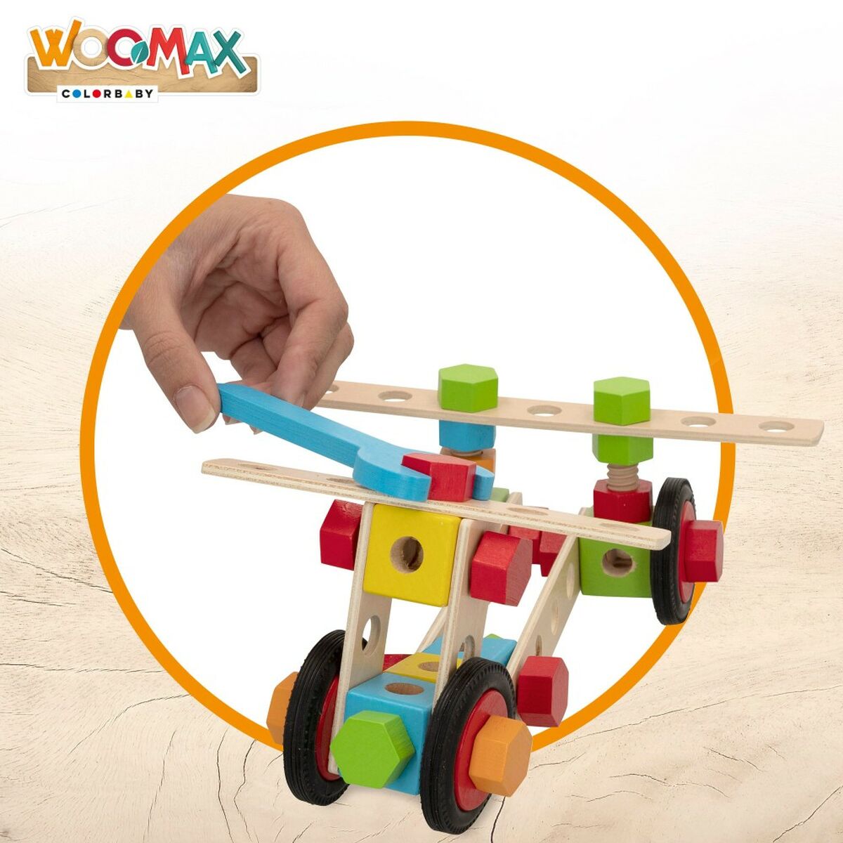 Construction set Woomax 80 Pieces (4 Units) - YOKE FINDS 🇮🇪 IE 