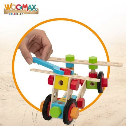 Construction set Woomax 80 Pieces (4 Units) - YOKE FINDS 🇮🇪 IE 