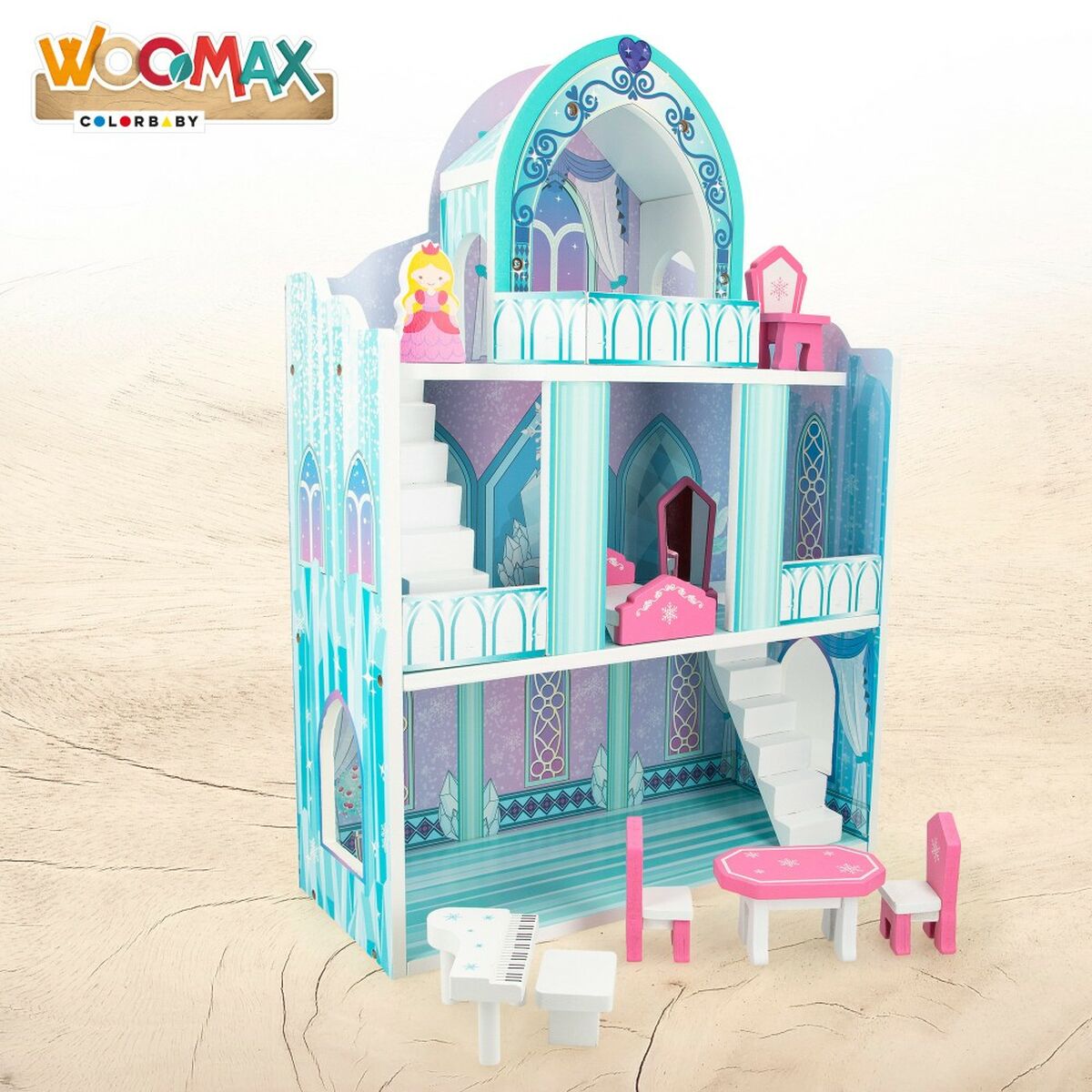 Doll's House Woomax 9 Pieces 2 Units 37 x 53,5 x 15 cm - YOKE FINDS 🇮🇪 IE 