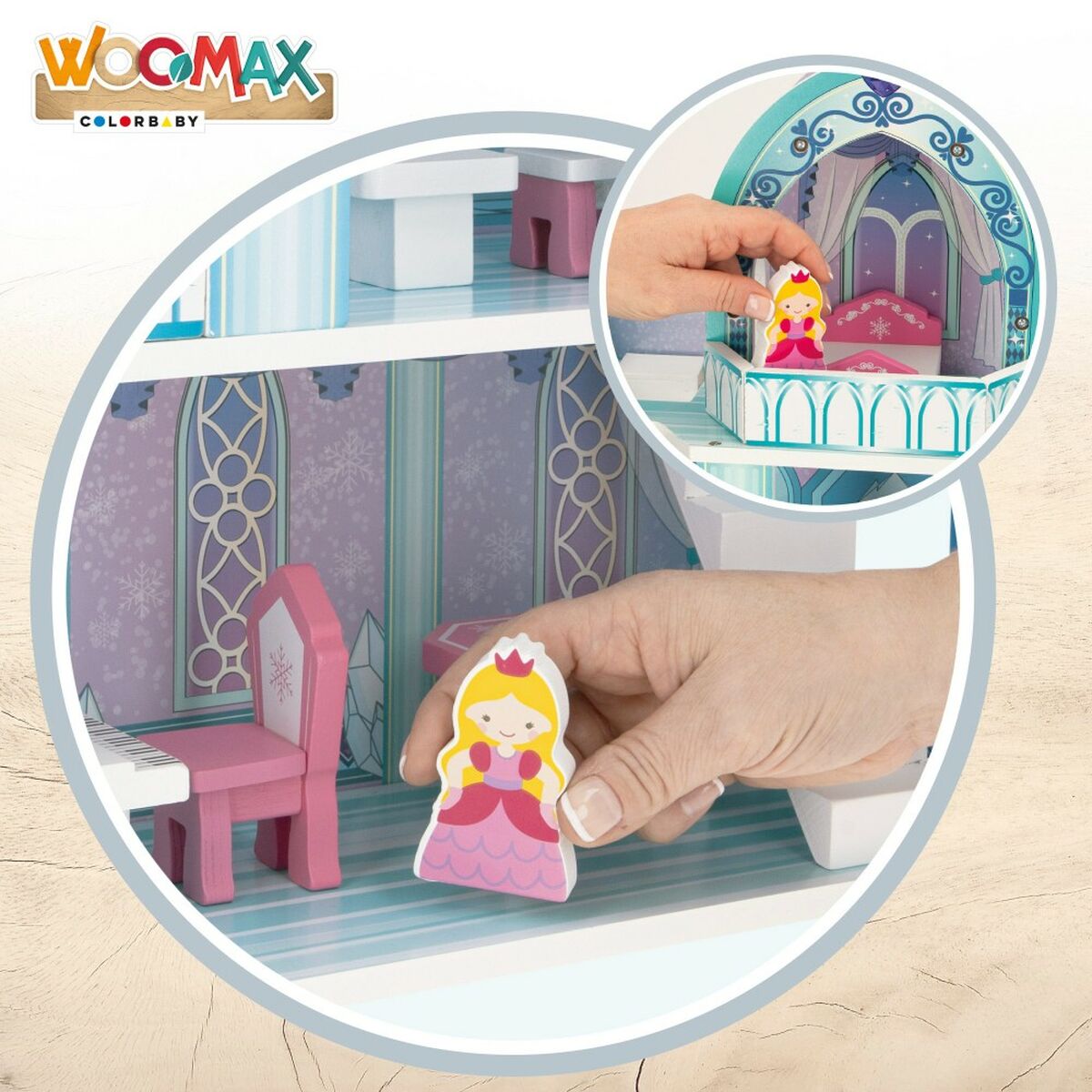 Doll's House Woomax 9 Pieces 2 Units 37 x 53,5 x 15 cm - YOKE FINDS 🇮🇪 IE 