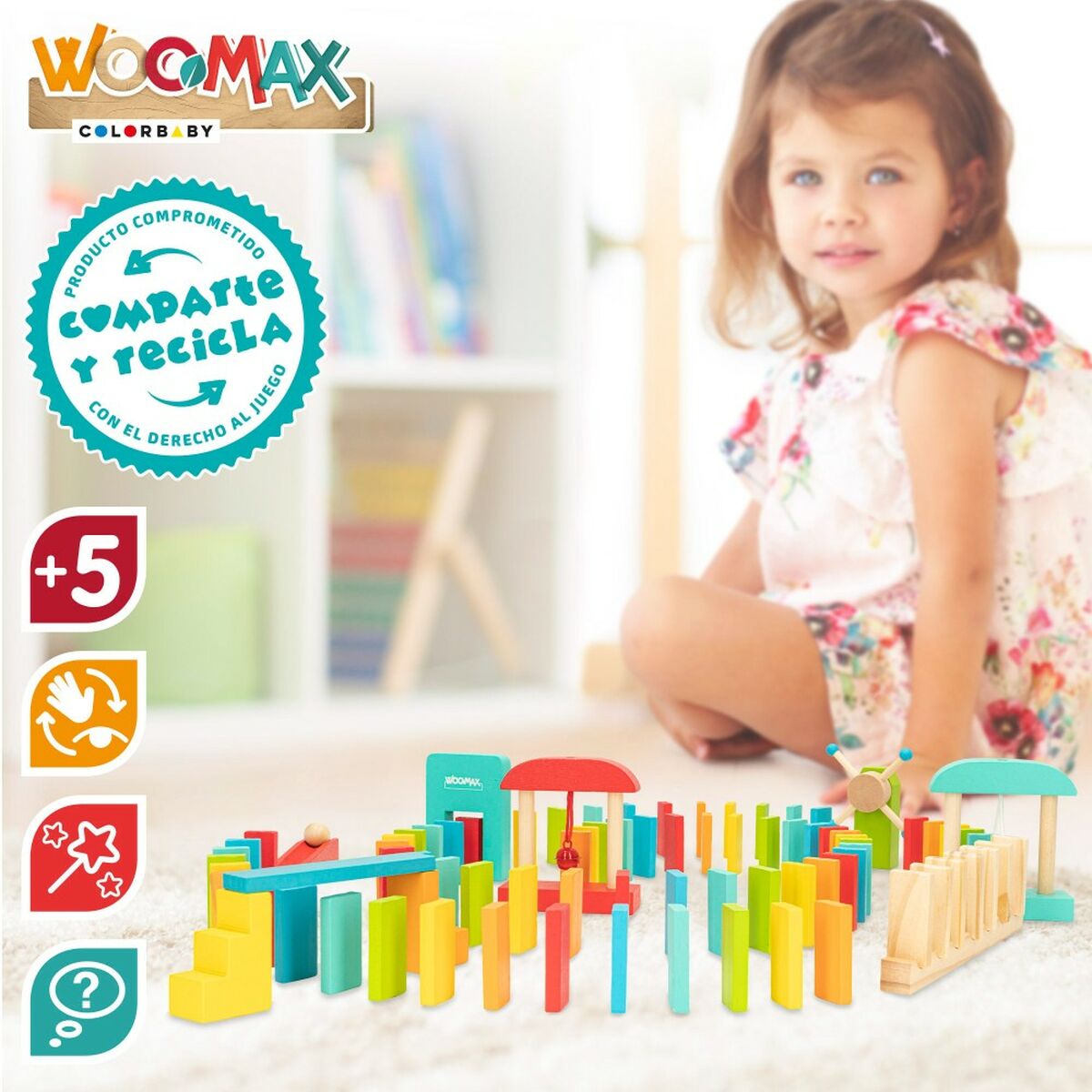 Domino Woomax 100 Pieces (6 Units)