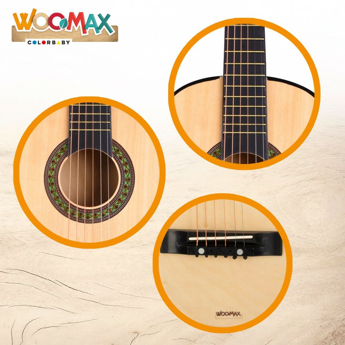 Baby Guitar Woomax 76 cm - YOKE FINDS 🇮🇪 IE 