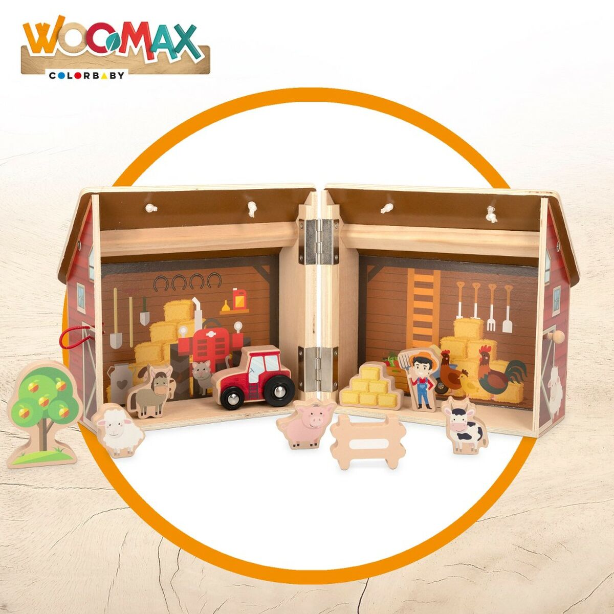 Playset Woomax Farm 9 Pieces 4 Units 19 x 18 x 19 cm - YOKE FINDS 🇮🇪 IE 