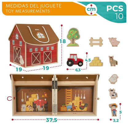 Playset Woomax Farm 9 Pieces 4 Units 19 x 18 x 19 cm - YOKE FINDS 🇮🇪 IE 