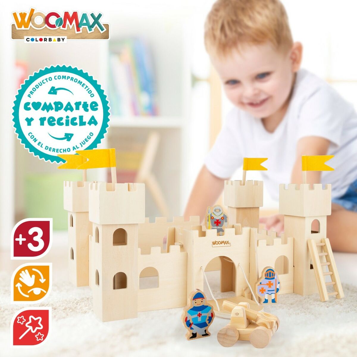 Castle Woomax Toy 9 Pieces 2 Units - YOKE FINDS 🇮🇪 IE 