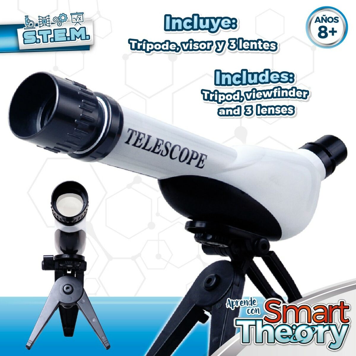 Child's Telescope Colorbaby Smart Theory 6 Units