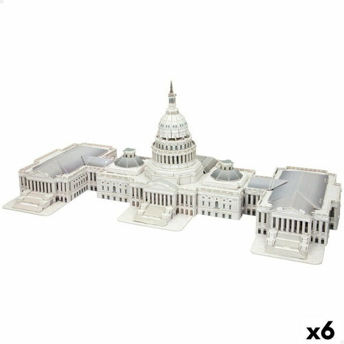 3D Puzzle Colorbaby Capitolio 126 Pieces 52,5 x 20,5 x 23,5 cm (6 Units)