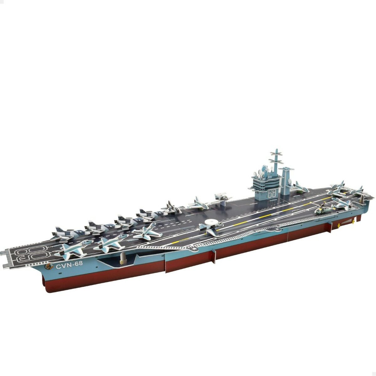 3D Puzzle Colorbaby Nimitz Aircraft carrier 67 Pieces 77 x 18 x 20 cm (6 Units)