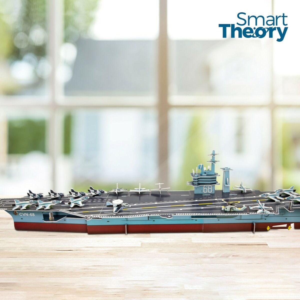 3D Puzzle Colorbaby Nimitz Aircraft carrier 67 Pieces 77 x 18 x 20 cm (6 Units)