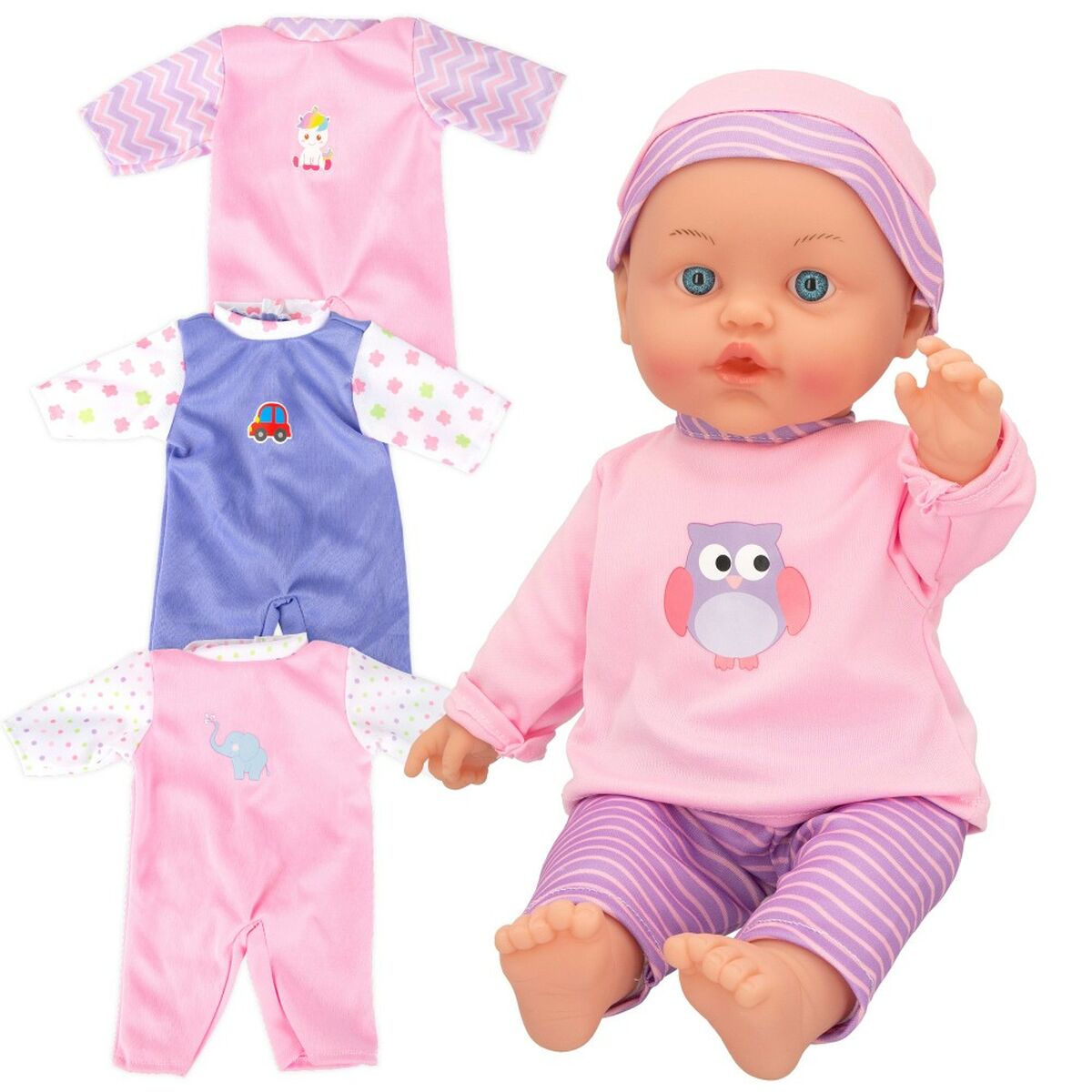 Baby doll Colorbaby 2 Units 24 x 42 x 11 cm - Yokefinds Ireland