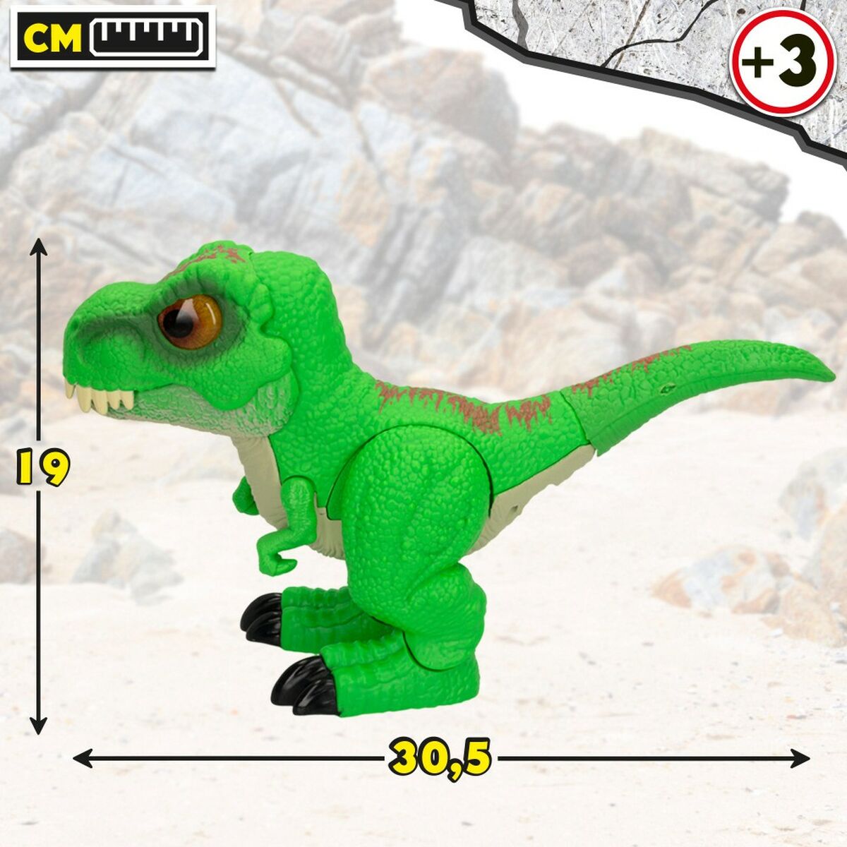 Figure Funville T-Rex 30,5 x 19 x 8 cm (4 Units) - Yokefinds Ireland