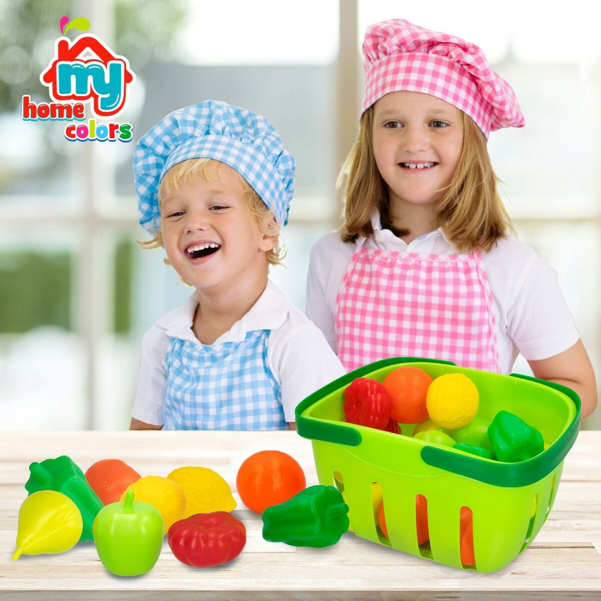 Toy Food Set Colorbaby 22 Pieces (12 Units)