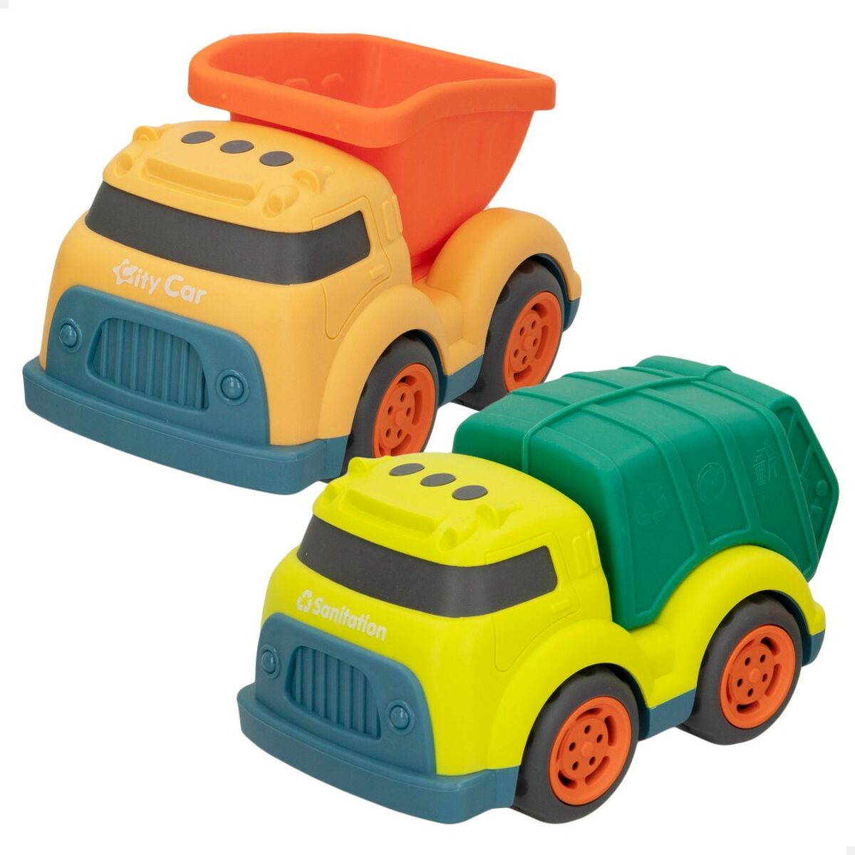 Construction Work Vehicles (Set) Motor Town 17,5 x 11 x 11 cm (4 Units) - YOKE FINDS 🇮🇪 IE 