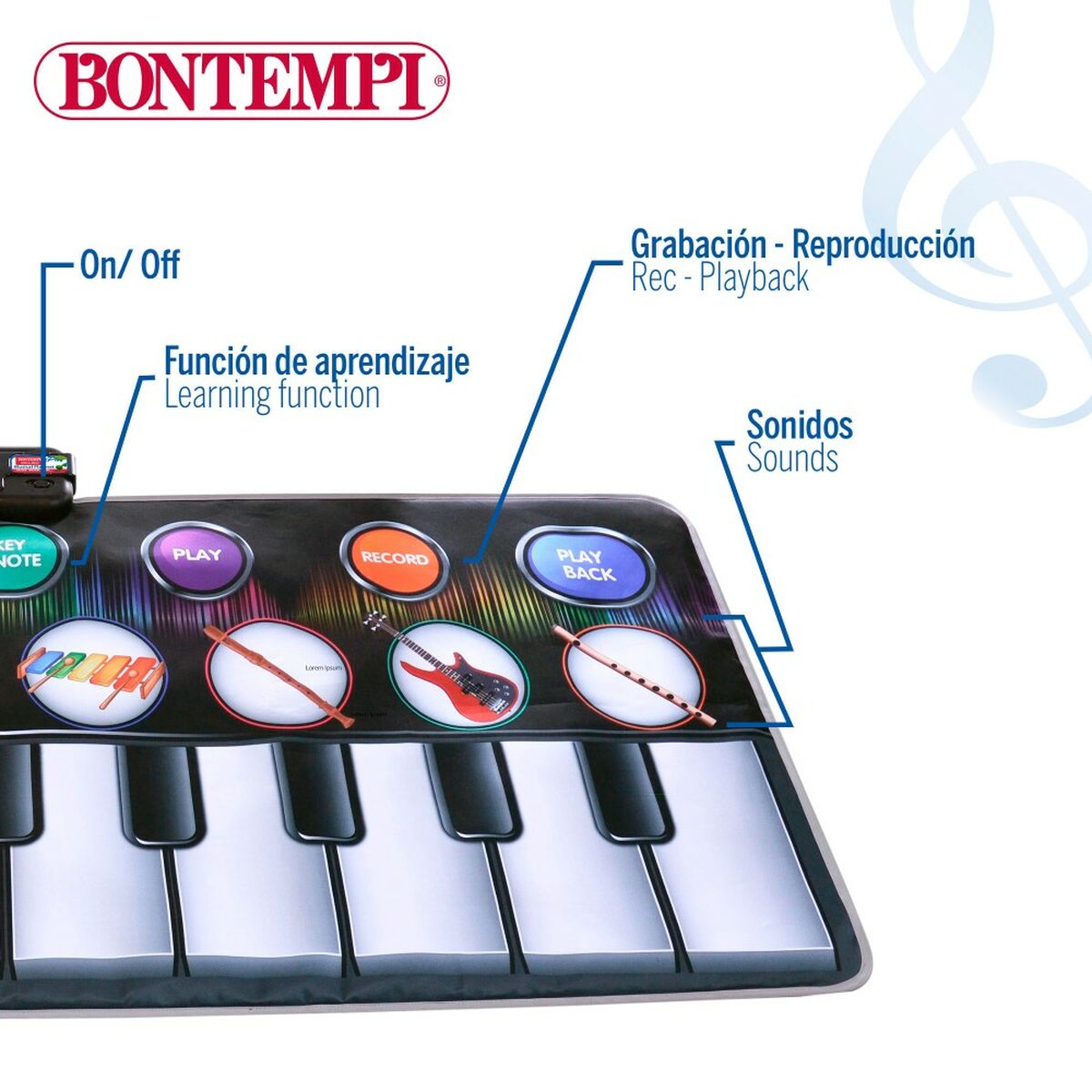 Educational Learning Piano Bontempi - YOKE FINDS 🇮🇪 IE 