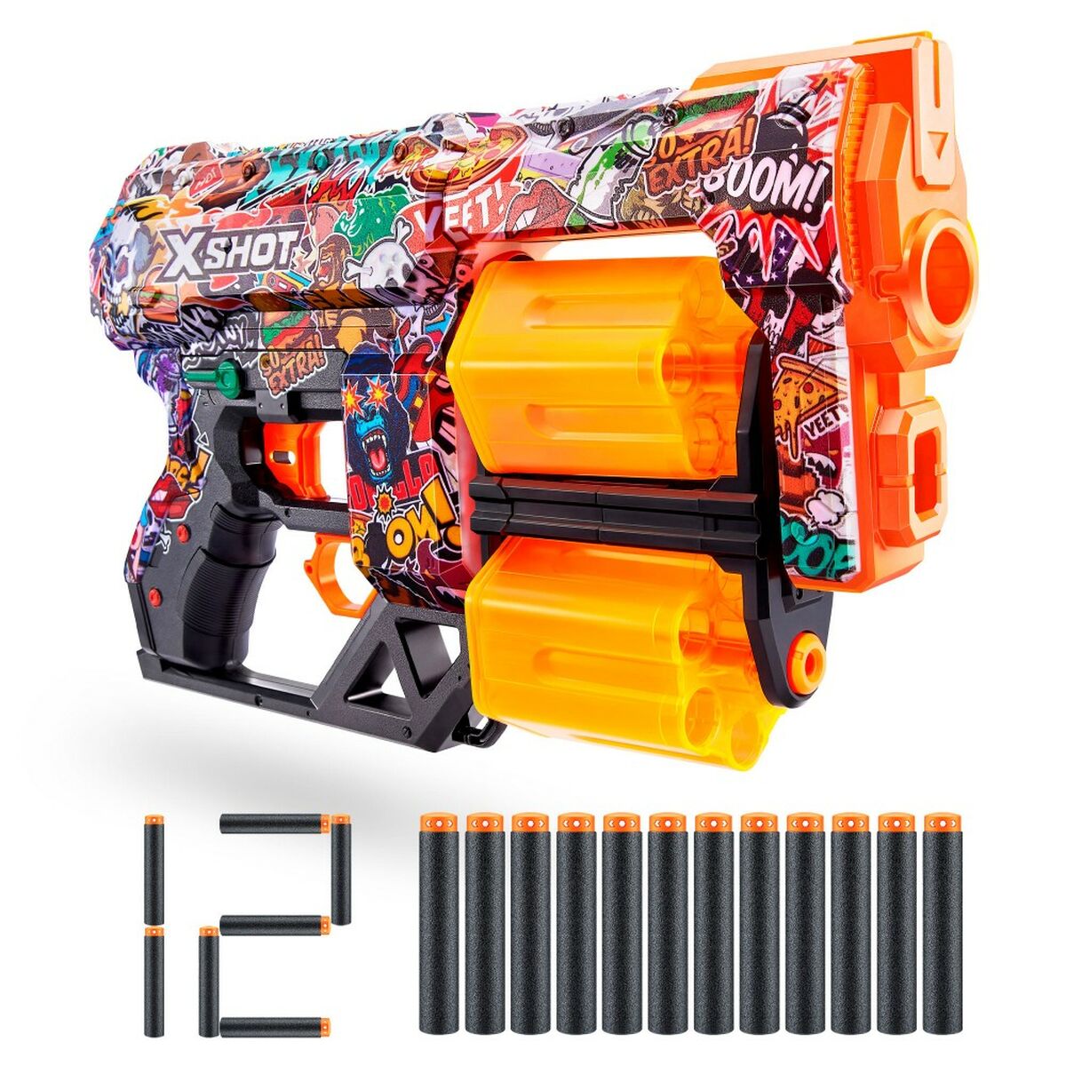 Dart Gun Zuru X-Shot Dread 32 x 18,5 x 0,6 cm (6 Units) - YOKE FINDS 🇮🇪 IE 