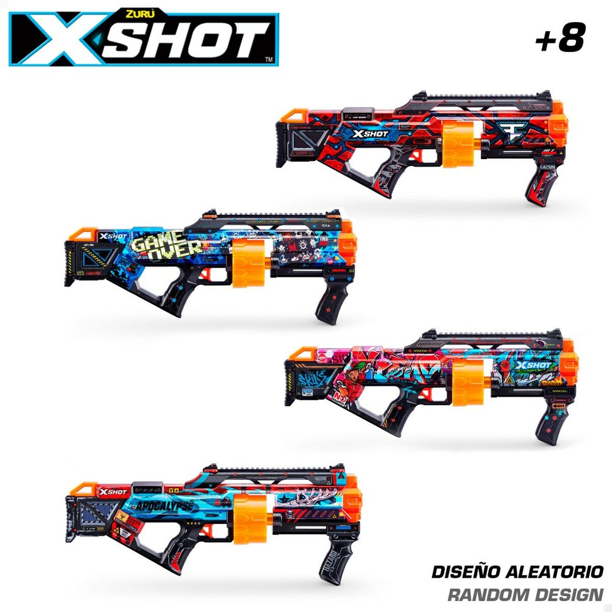 Dart Gun Zuru X-Shot Last Stand 58,5 x 23,5 x 9 cm (6 Units) - YOKE FINDS 🇮🇪 IE 