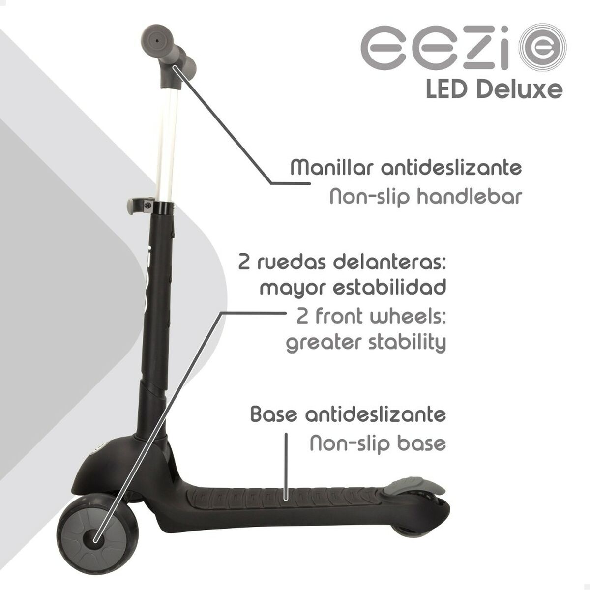 Scooter Eezi Black 2 Units - Yokefinds Ireland