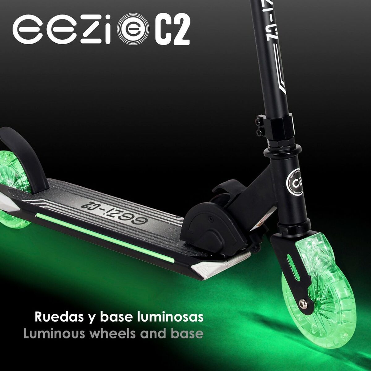 Scooter Eezi Black 2 Units - Yokefinds Ireland