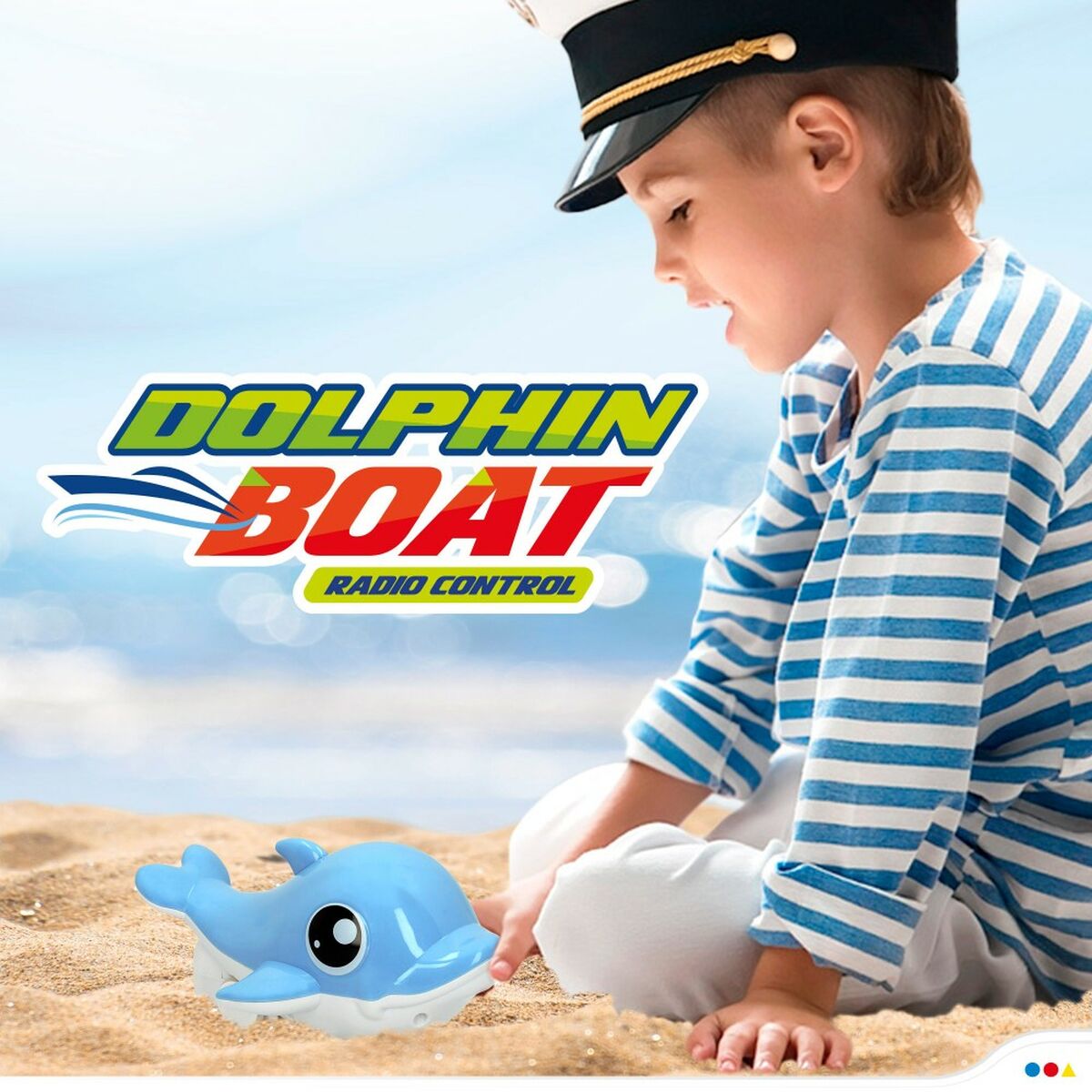 Radio-controlled boat Colorbaby Dolphin (2 Units) - YOKE FINDS 🇮🇪 IE 