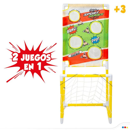 Aiming game Colorbaby Target Football Goal 48,5 x 113 x 35,5 cm (2 Units) - YOKE FINDS 🇮🇪 IE 