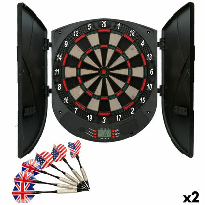 Electronic Dartboard Aktive 45 x 50 x 4,5 cm (2 Units) - YOKE FINDS 🇮🇪 IE 