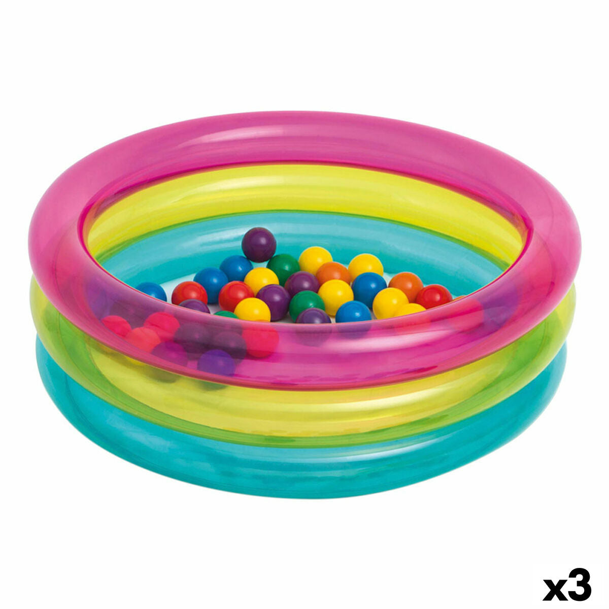 Ball Pool Intex 86 x 25 x 86 cm (3 Units) - YOKE FINDS 🇮🇪 IE 