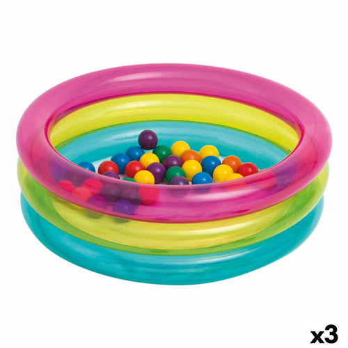 Ball Pool Intex 86 x 25 x 86 cm (3 Units) - YOKE FINDS 🇮🇪 IE 