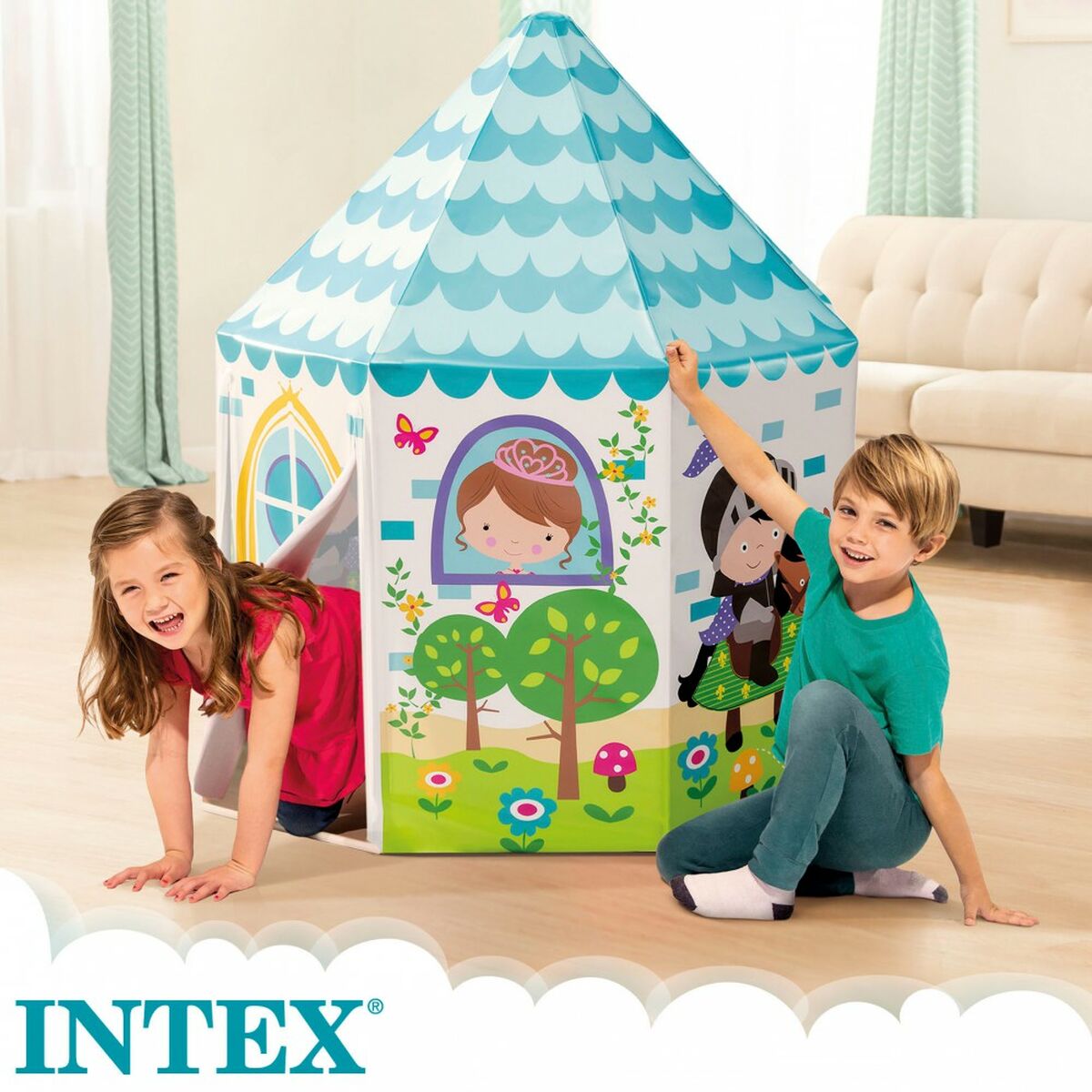 Children's play house Intex Princess 104 x 104 x 130 cm (4 Units) - YOKE FINDS 🇮🇪 IE 