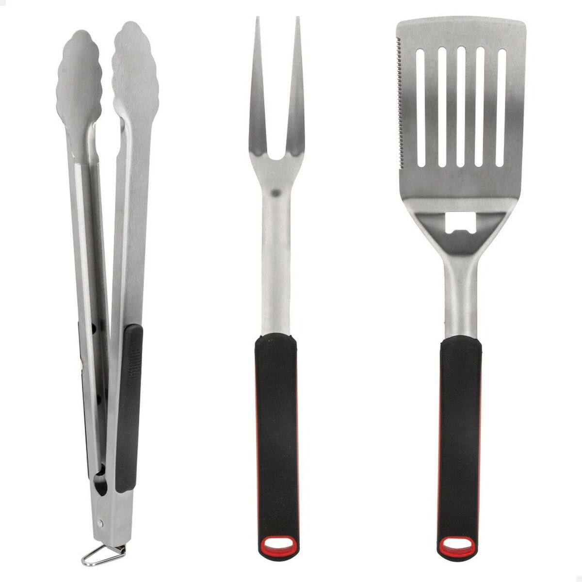 Kitchen Utensils Set Aktive 3 Pieces Barbecue (4 Units)