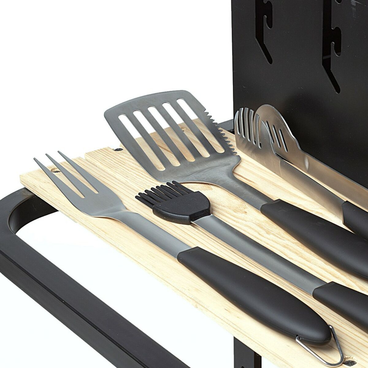 Kitchen Utensils Set Aktive 4 Pieces Barbecue (4 Units)