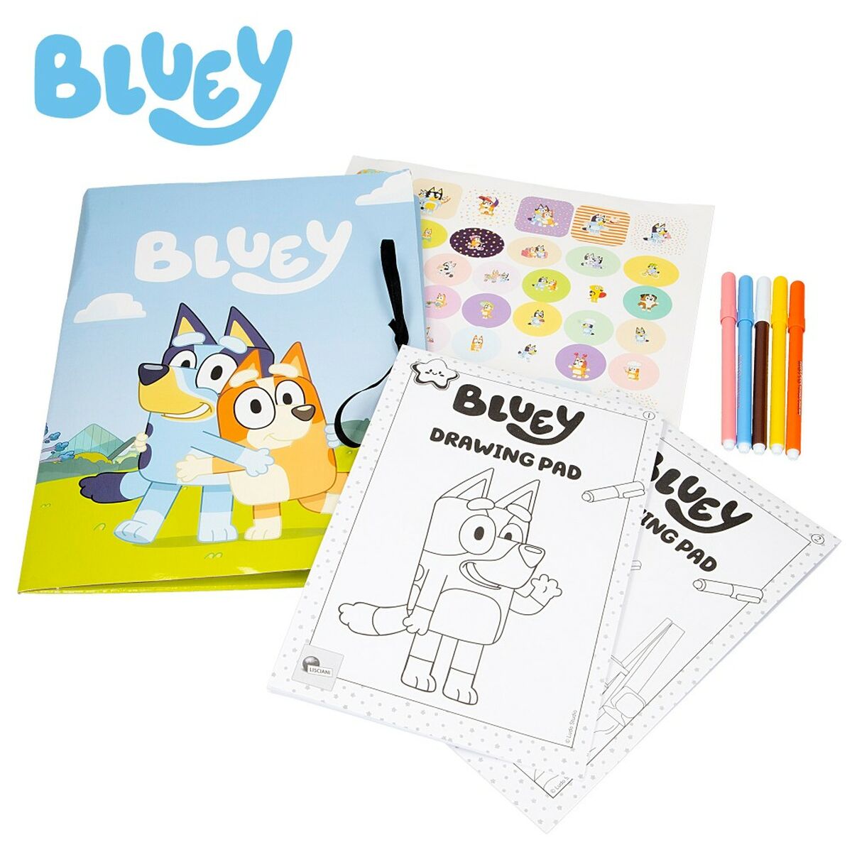 3D Puzzle Bluey Drawing 48 x 29 x 38 cm (6 Units)