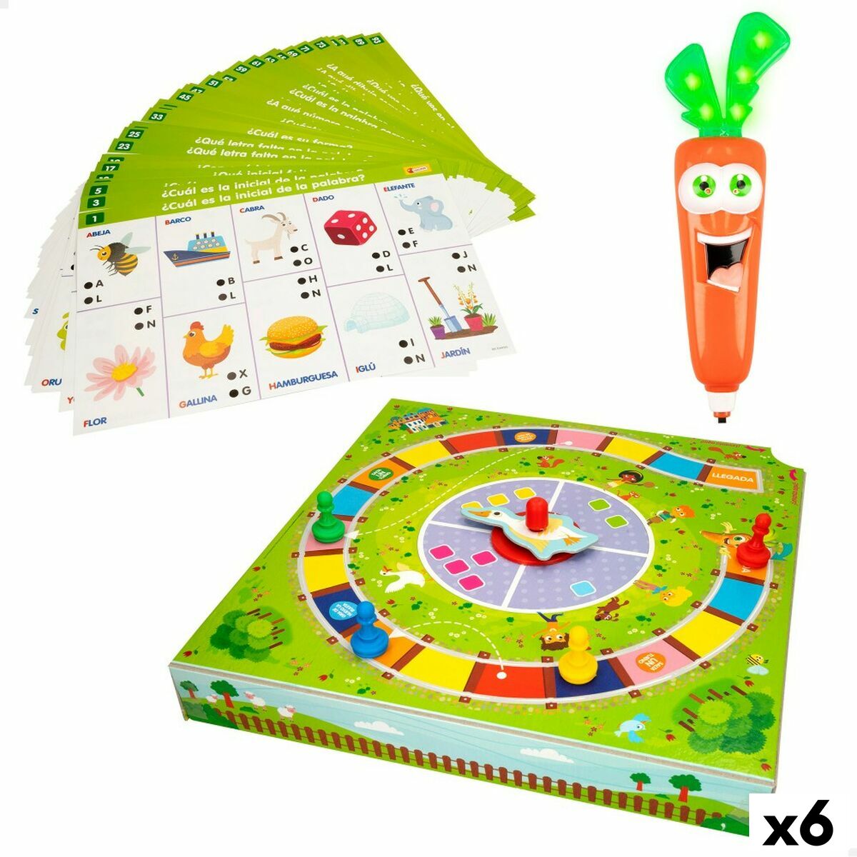 Educational Game Lisciani 1000 preguntas ES 27 x 6 x 27 cm (6 Units)