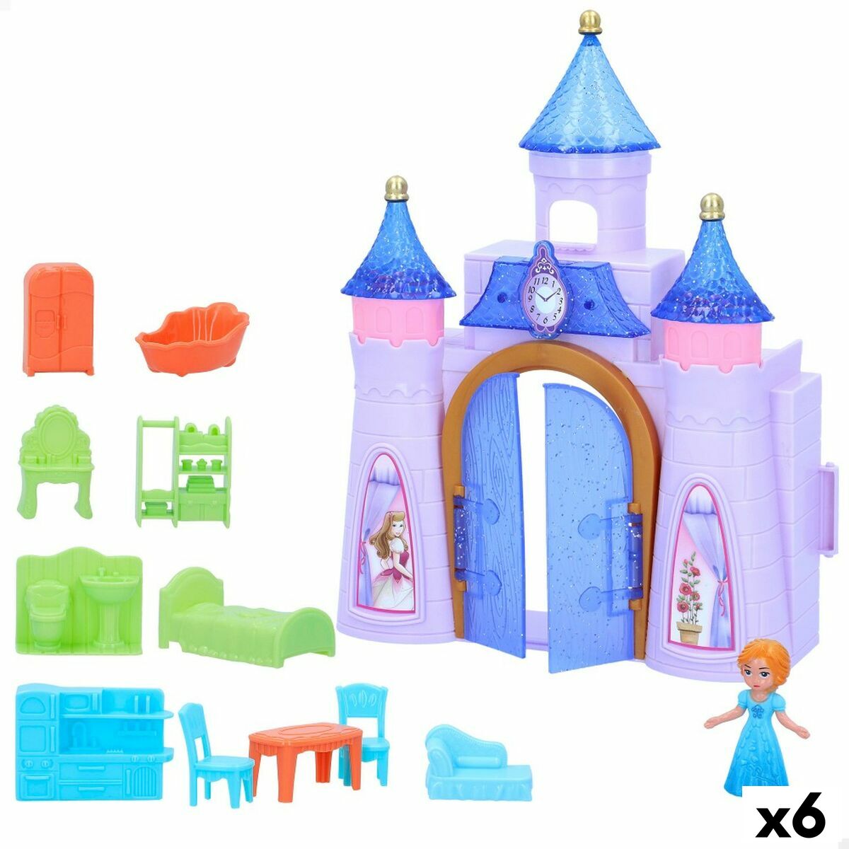 Castle Colorbaby Isabella Little Princess 6 Units