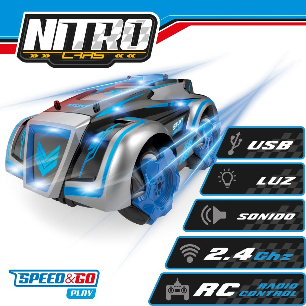 Remote control car Speed & Go (2 Units)