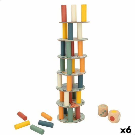 Construction set Woomax 36 Pieces (6 Units)