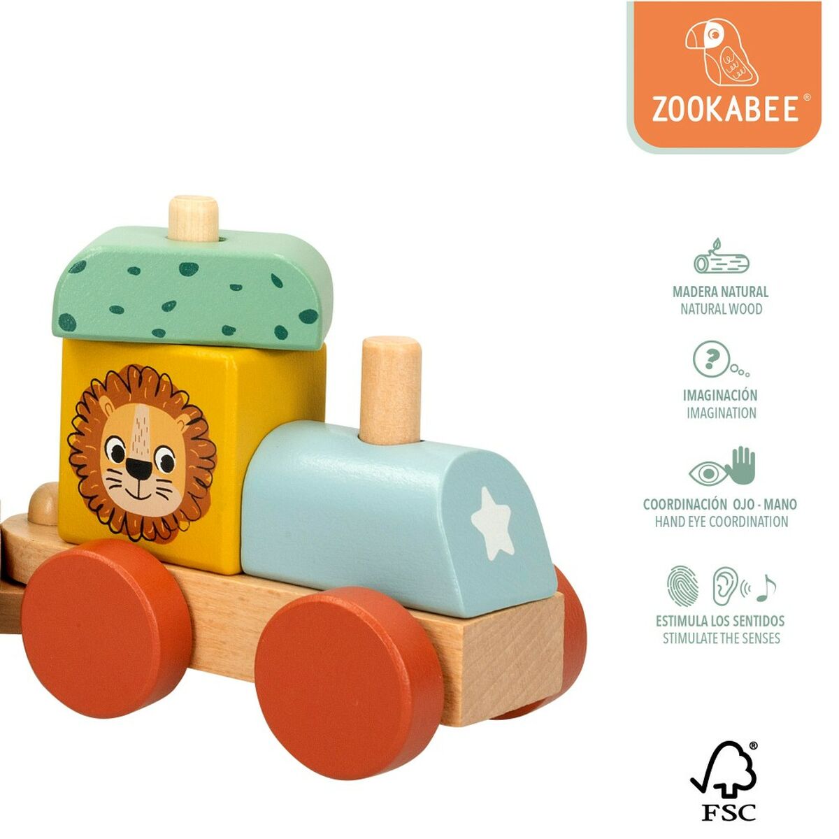 Train Woomax animals (6 Units)