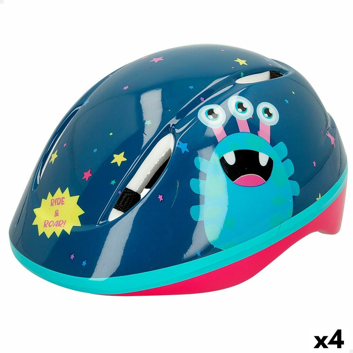 Baby Helmet Colorbaby Monster (4 Units)